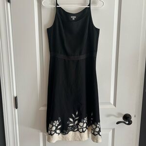 Ann Taylor black linen dress size 4